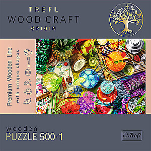 TREFL Koka puzle - Krāsaini kokteiļi, 500gb