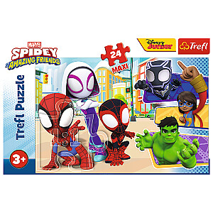 TREFL SPIDER-MAN Макси Пазл Человек-паук Спайди, 24 шт.