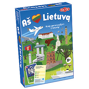 TACTIC Board Game I Love Lithuania (на литовском яз.)