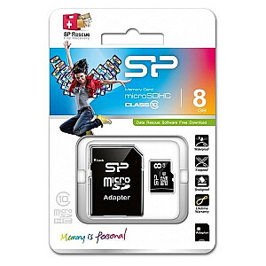 Карта памяти Silicon Power SP008GBSTH010V10SP 8 ГБ MicroSDHC Class 10