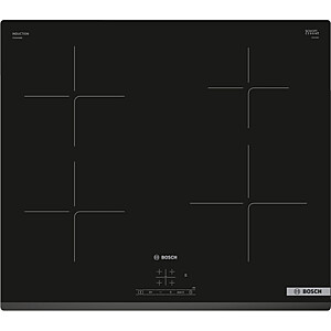 Bosch Hob PUE63KBB6E  Induction, Number of burners/cooking zones 4, Touch, Timer, Black