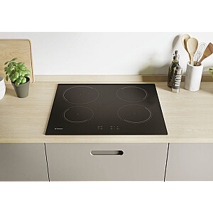 Candy Smart CI642C/E1 melns Iebūvēta indukcijas plīts virsma 59 cm Zona 4 zona(s)