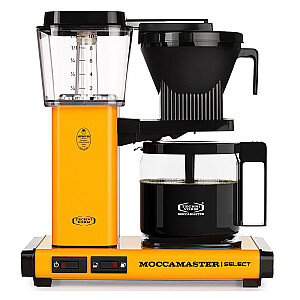 Pilnībā automātisks kafijas automāts Moccamaster KBG Select Yellow Pepper 1,25L