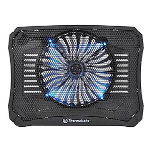 Thermaltake Massive V20 43,2 cm (17 collas) klēpjdatora dzesēšanas paliktnis, melns