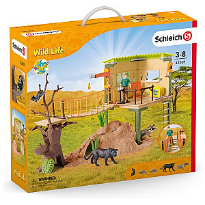 SCHLEICH WILD LIFE Mežziņa piedzīvojumu stacija