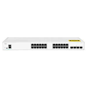 Сетевой коммутатор Cisco CBS350-24T-4G-EU Управляемый L2/L3 Gigabit Ethernet (10/100/1000), серебристый
