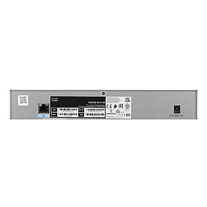 Cisco CBS350 Managed L3 Gigabit Ethernet (10/100/1000), 1U, черный, серый