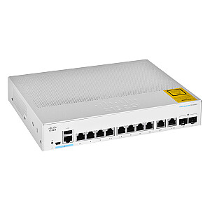 Cisco CBS350-8T-E-2G-EU tīkla slēdzis, pārvaldīts L2/L3 Gigabit Ethernet (10/100/1000)