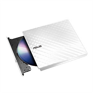 Asus SDRW-08D2S-U Lite Interface USB 2.0, DVD±RW, CD read speed 24 x, CD write speed 24 x, White, Desktop/Notebook