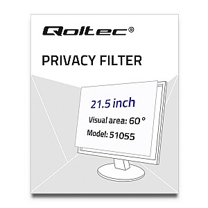 Фильтр конфиденциальности Qoltec 51055 21,5 дюйма | 16:9