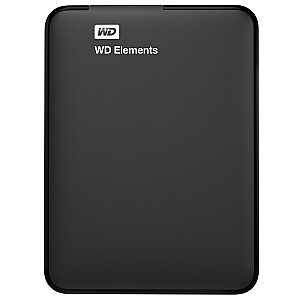 Western Digital WD Elements pārnēsājamais ārējais cietais disks 4000 GB melns