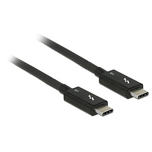 DeLOCK 84844 USB kabelis 0,5 m USB 3.2 Gen 2 (3.1 Gen 2) USB C Melns