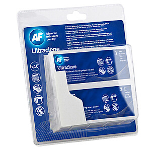 Салфетки AF для пластиковых поверхностей сухие и влажные 10шт.