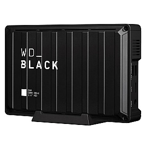 External HDD WESTERN DIGITAL Black 8TB USB 3.2 WDBA3P0080HBK-EESN