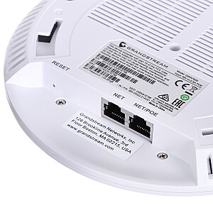 Grandstream Networks GWN7600LR 867Mbps balts Power over Ethernet (PoE) bezvadu piekļuves punkts