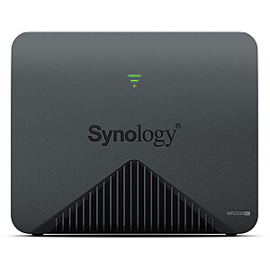 Synology MR2200AC Gigabit Ethernet bezvadu maršrutētājs divjoslu (2,4 GHz / 5 GHz) 4G melns
