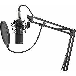 Mikrofons Genesis Radium 300 XLR statīvs, popfiltrs (NGM-1695)