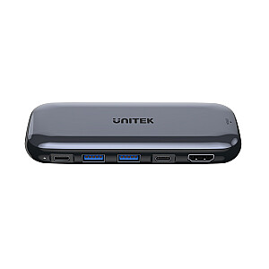 UNITEK HUB USB-C STORAGE M.2, HDMI, USB-C PD 100 Вт, D1046A