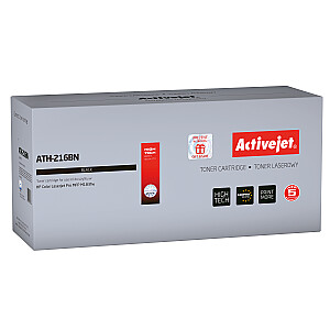 Activejet ATH-216BN tonera kasetne HP printerim, HP 216A W2410A nomaiņa; Augstākā; 1050 lappuses; Melns, ar čipu
