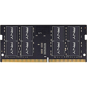 PNY Performance piezīmjdatora atmiņa SODIMM DDR4 16GB 3200MHz CL22 (MN16GSD43200-TB)