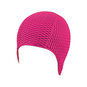 Matu cepure. gumija. BUBBLE 7300 4 rozā