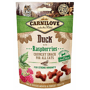 CARNILOVE Crunchy Snack Duck & Raspberries kaķiem - 50g