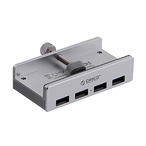 Интерфейсный концентратор ALLNET ALL-USB3-HUB-4-CLIP USB 3.2 Gen 1 (3.1 Gen 1) Type-A 5000 Мбит/с Silver