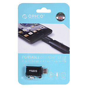 ORICO ADAPTER USB-C - USB-A 3.1, M/F, ЧЕРНЫЙ, АЛЮМИНИЙ