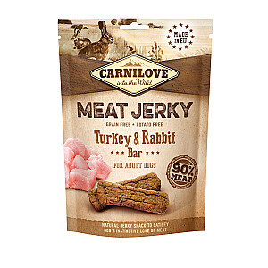 CARNILOVE Jerky Turkey with Rabbit - лакомство для собак - 100 г