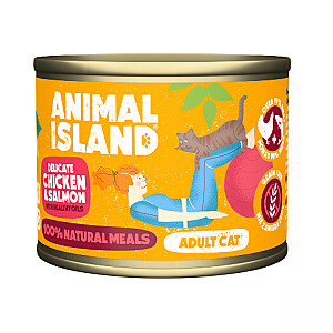 Влажный корм Animal Island Chicken Salmon для кошек 200г