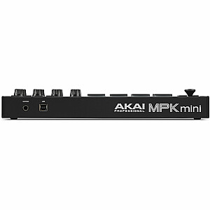 AKAI MPK Mini MK3 tastatūras vadības pults kontrolleris MIDI USB melns