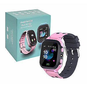 SMARTWATCH DENMEN KIDS PINK LOCATOR + ZIŅOJUMI + TĀLRUŅA zvani + SOS ALARMA + SIM kartes slots