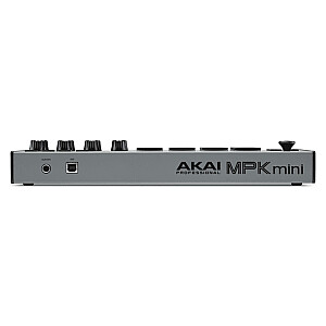 AKAI MPK Mini MK3 tastatūras vadības pults kontrolleris MIDI USB melns, pelēks