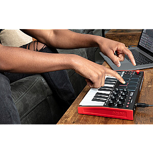AKAI MPK Mini MK3 Клавиатура управления Пэд-контроллер MIDI USB Черный, Красный