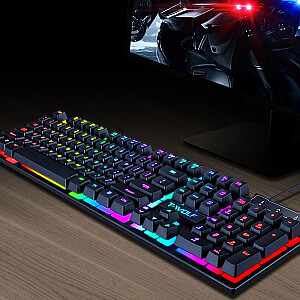Игровая клавиатура T-WOLF T20 со светодиодной подсветкой (ENG)