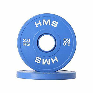 Olimpiskais disku buferis 2x2kg zils HMS CBRS20