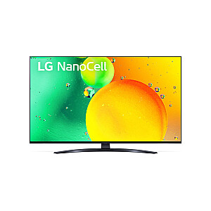 LG NanoCell 50NANO763QA televizors 127 cm (50 collas) 4K Ultra HD viedtelevizors Wi-Fi melns