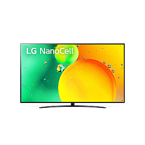LG NanoCell 55NANO763QA 139,7 cm (55 collas) 4K Ultra HD viedtelevizors Wi-Fi melns