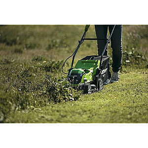 Аккумуляторная газонокосилка Greenworks G40LM35, 40 В, 35 см - 2501907