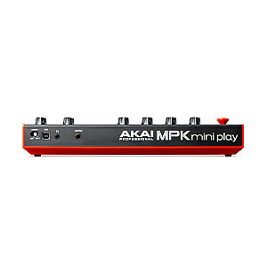 AKAI MPK Mini Play MK3 Клавиатура управления Пэд-контроллер MIDI USB Черный, Красный