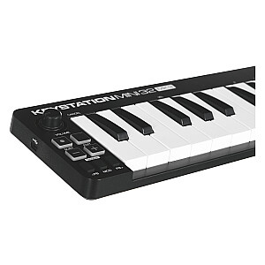 M-AUDIO Keystation Mini 32 MK3 MIDI-клавиатура 32 клавиши USB Черный, Белый