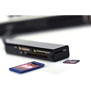 Устройство чтения карт Ednet USB 3.0 MCR Черный USB 3.2 Gen 1 (3.1 Gen 1)