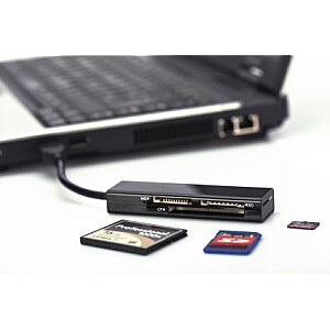 Устройство чтения карт Ednet USB 3.0 MCR Черный USB 3.2 Gen 1 (3.1 Gen 1)