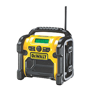 DEWALT DCR020-QW portatīvais digitālais radio melns, dzeltens