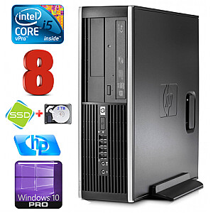 Персональный компьютер HP 8100 Elite SFF i5-650 8 ГБ 120SSD + 2 ТБ DVD WIN10Pro