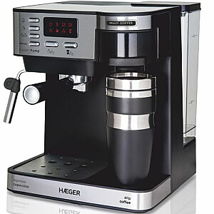 Haeger CM-145.008A Multi Coffee Espresso un filtra kafijas automāts 1450 W