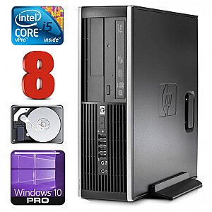 Personālais dators HP 8100 Elite SFF i5-650 8GB 250GB DVD WIN10Pro