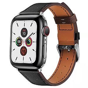 Кожаный ремешок Fusion для Apple Watch 38/40 мм черный