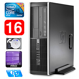 Personālais dators HP 8100 Elite SFF i5-650 16GB 2TB DVD WIN10Pro