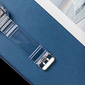 Fusion Light Set silikona siksniņa Apple Watch  42mm / 44mm / 45mm zila